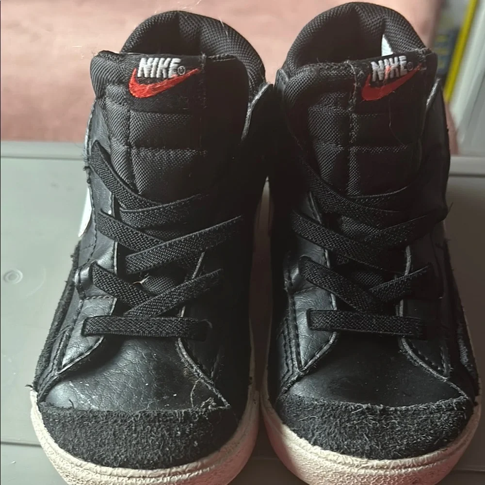 Nike Black and White Sneakers Iconic Dunk Design